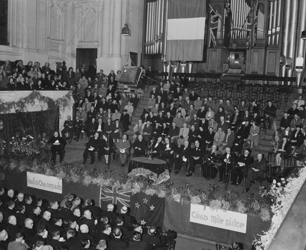 The reception for de Valera and Aiken in Auckland hosted by Bishop Liston – May 1948 